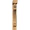Ekena Millwork Olympic Block Smooth Bracket w/ Offset Brace, Western Red Cedar, 5 1/2"W x 32"D x 38"H BKT0604X32X38OLY05SWR - alternate 3